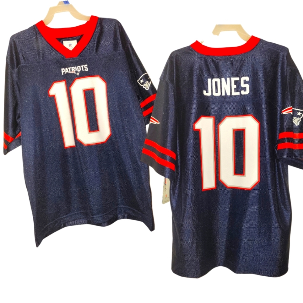 Patriots Jersey by NFL Team Apparel , "Jones 10", Youth XL (14/16), NWT